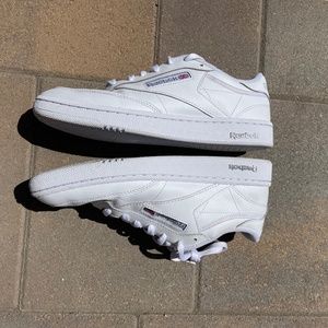 Reebok Classic White Court Sneakers M9.5